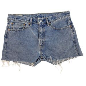 Women’s Vintage Levi’s 505 cut off jean shorts size 36